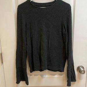 Madewell Ribbed Flutter Sleeve Tee